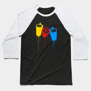 3 SPRAY CANS Baseball T-Shirt